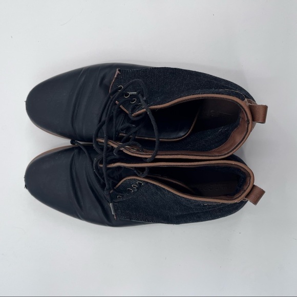 Call It Spring black leather boots shoes size 9.5 - Picture 2 of 12